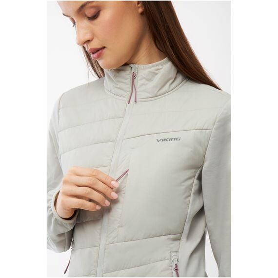 VIKING Kurtka Primaloft damska Zemu Lady beżowa, Kolor: beżowy, Rozmiar: XL, 5 zdjęcie