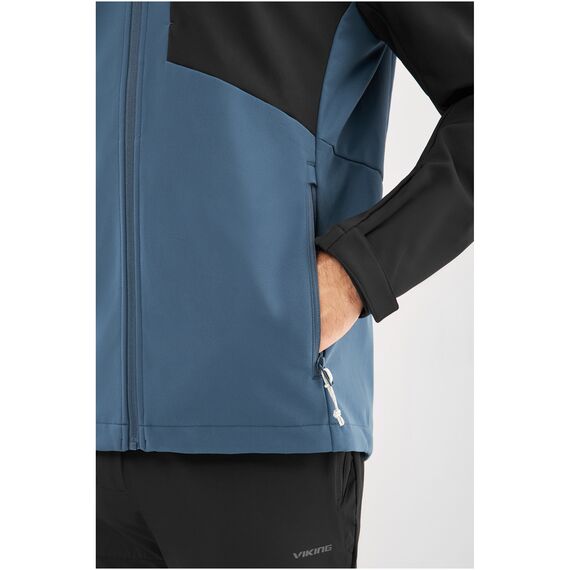 VIKING Kurtka męska Kerns Man Softshell granatowo czarna, Kolor: granatowy, Rozmiar: XL, 5 zdjęcie