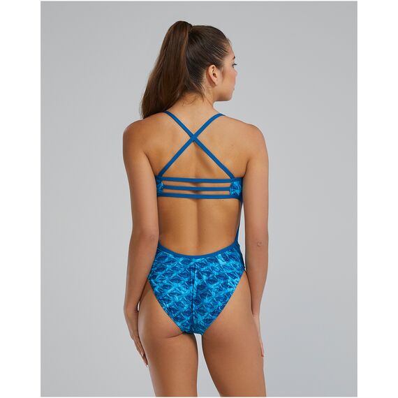 TYR Strój pływacki W TRNTYFIT LAP, Kolor: czarny, Rozmiar: 30, 2 zdjęcie