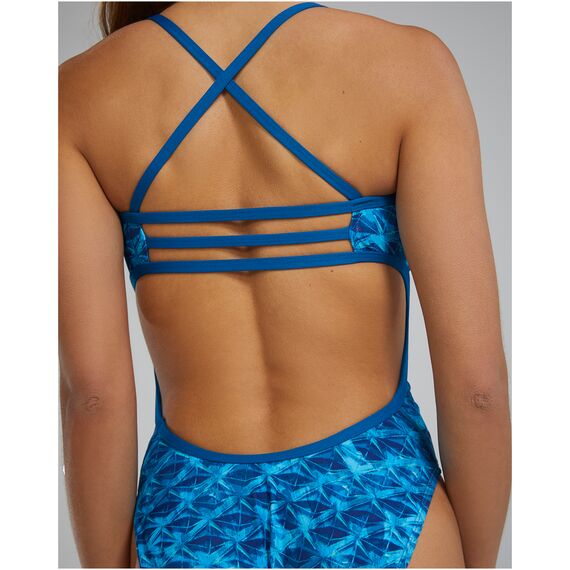 TYR Strój pływacki W TRNTYFIT LAP, Kolor: czarny, Rozmiar: 36, 7 zdjęcie