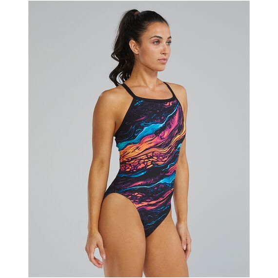 TYR Strój pływacki W DIAMONDFIT, Kolor: czarny, Rozmiar: 34, 4 zdjęcie