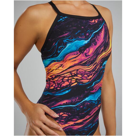 TYR Strój pływacki W DIAMONDFIT, Kolor: czarny, Rozmiar: 34, 8 zdjęcie