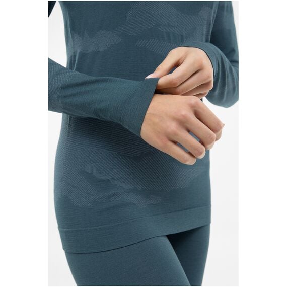 VIKING Bielizna damska Gasher Lady Set Merino turkusowa zestaw, Kolor: turkusowy, Rozmiar: M, 6 zdjęcie