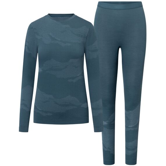 VIKING Bielizna damska Gasher Lady Set Merino turkusowa zestaw, Kolor: turkusowy, Rozmiar: L, 7 zdjęcie