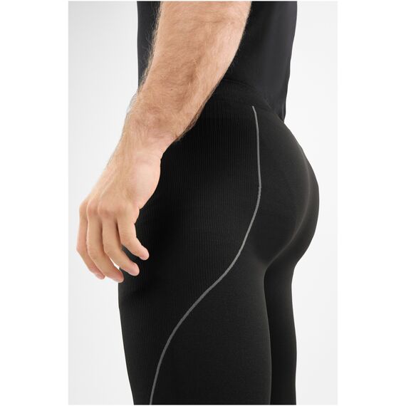 VIKING Bielizna męska Eiger 2.0 Pants 3/4 Bamboo czarno-szara spodnie, Kolor: czarny, Rozmiar: L, 5 zdjęcie