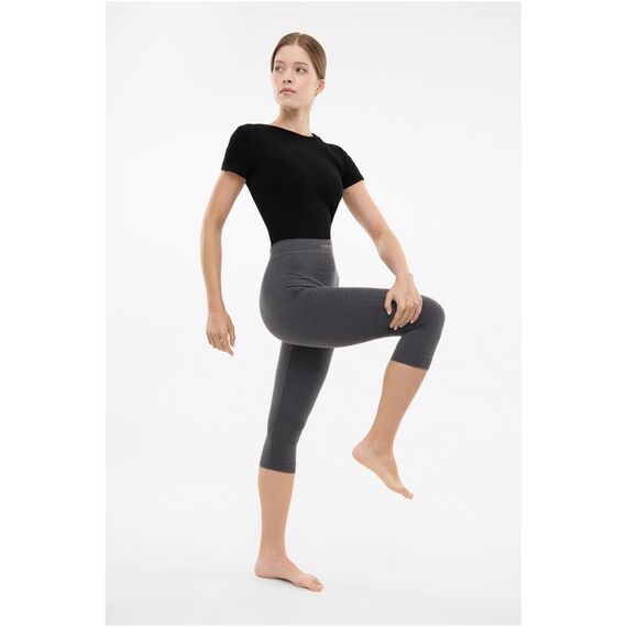 VIKING Bielizna damska Tende Lady Pants 3/4 PrimaLoft Cashmere szara legginsy, Kolor: szary, Rozmiar: M, 3 zdjęcie