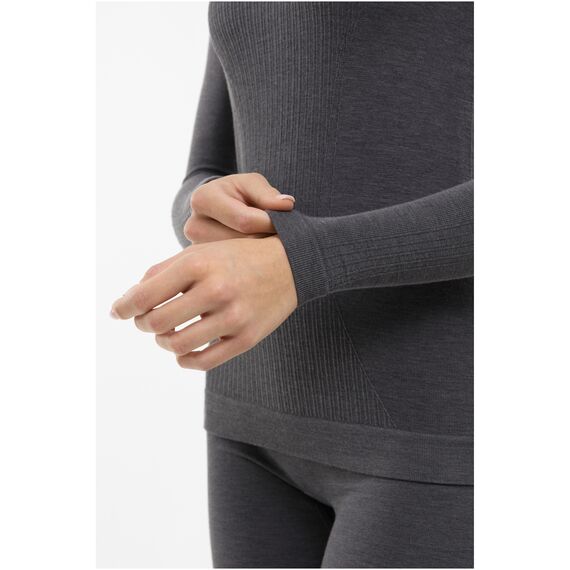 VIKING Bielizna damska Tende Lady Longsleeve PrimaLoft Cashmere szara zestaw, Kolor: szary, Rozmiar: XL, 5 zdjęcie