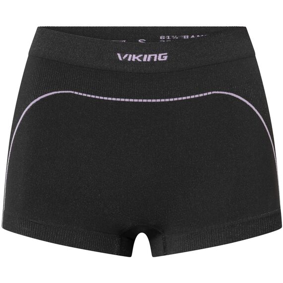 VIKING Bielizna damska Etna 2.0 Lady Boxers Bamboo czarno-fioletowa bokserki, Kolor: czarny, Rozmiar: M, 2 zdjęcie