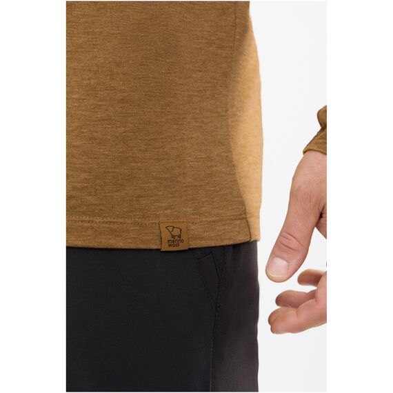 VIKING Longsleeve męski Andali Man Merino brązowy, Kolor: brązowy, Rozmiar: XXL, 5 zdjęcie