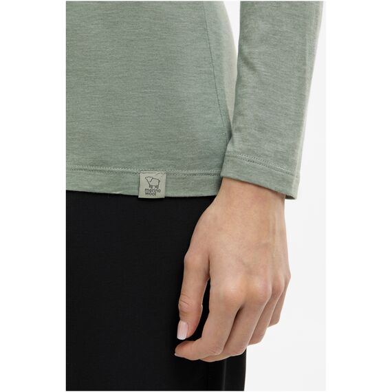 VIKING Longsleeve damski Andali Lady Merino zielony, Kolor: zielony, Rozmiar: M, 5 zdjęcie