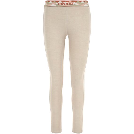 VIKING Bielizna damska Novena Lady Set Merino beżowa zestaw, Kolor: beżowy, Rozmiar: S, 3 zdjęcie