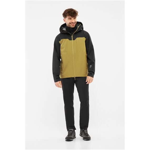 VIKING Kurtka męska hardshell z bluzą Primaloft Ravelo 3 in 1 Man czarno brązowa, Kolor: brązowy, Rozmiar: L