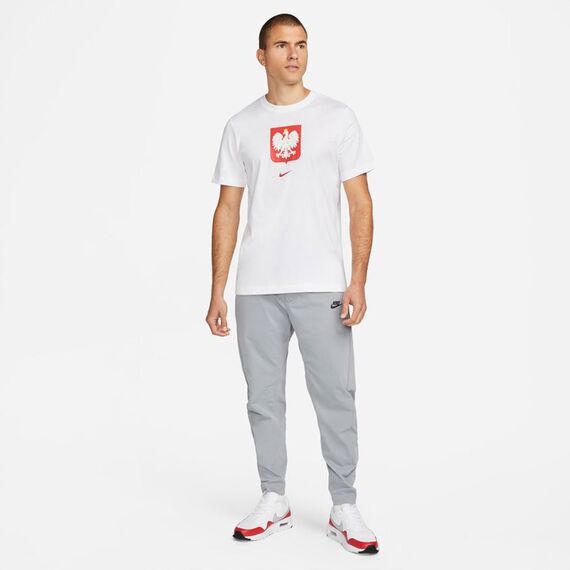 Nike Koszulka Polska Crest DH7604 100, Kolor: biały, Rozmiar: M, 3 zdjęcie