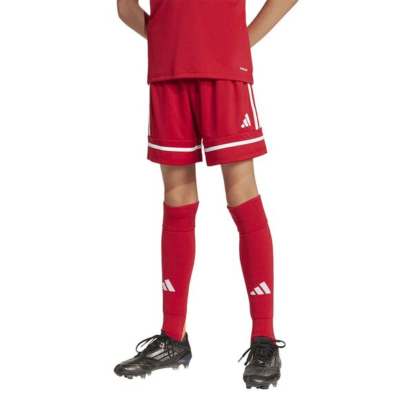 adidas Spodenki SQUADRA 25 JN5456, Kolor: czerwony, Rozmiar: 116 cm