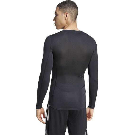 adidas Koszulka TECHFIT LS Tee JP2944, Kolor: czarny, Rozmiar: XL, 2 zdjęcie