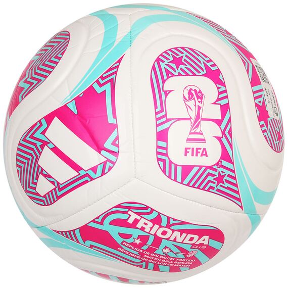adidas Piłka TRIONDA Club World Cup JD8054, Kolor: różowy, Rozmiar: 4, 2 zdjęcie