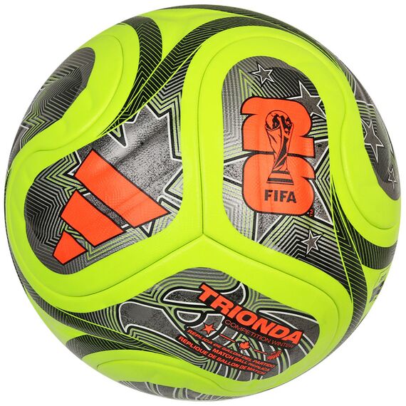 Piłka adidas TRIONDA Competition Winter World Cup JV6223, Kolor: żółty, Rozmiar: 5, 2 zdjęcie