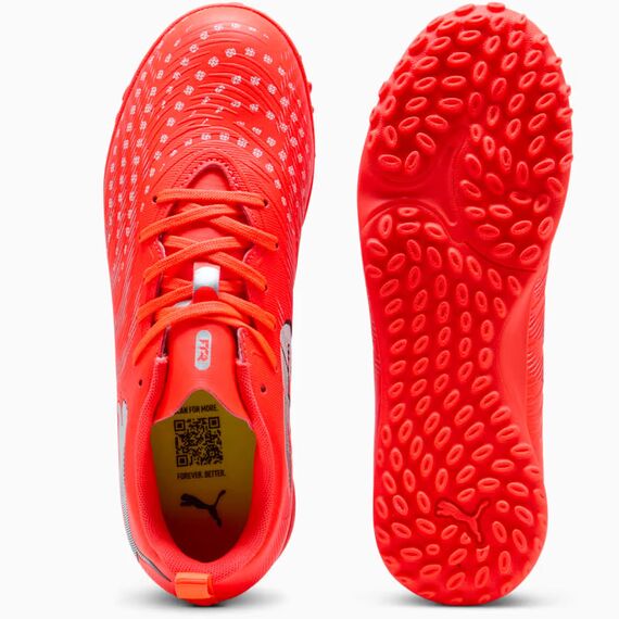 Puma Buty Future 9 PLAY VEL JR TT 108926-01, Kolor: pomarańczowy, Rozmiar: 37, 3 zdjęcie