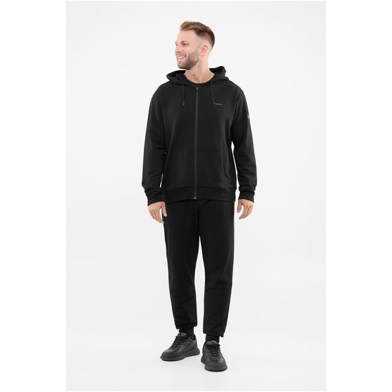 VIKING Bluza męska Team Wear Man Bamboo rozpinana z kapturem czarna, Kolor: czarny, Rozmiar: M