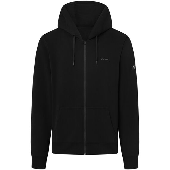 VIKING Bluza męska Team Wear Man Bamboo rozpinana z kapturem czarna, Kolor: czarny, Rozmiar: L, 7 zdjęcie