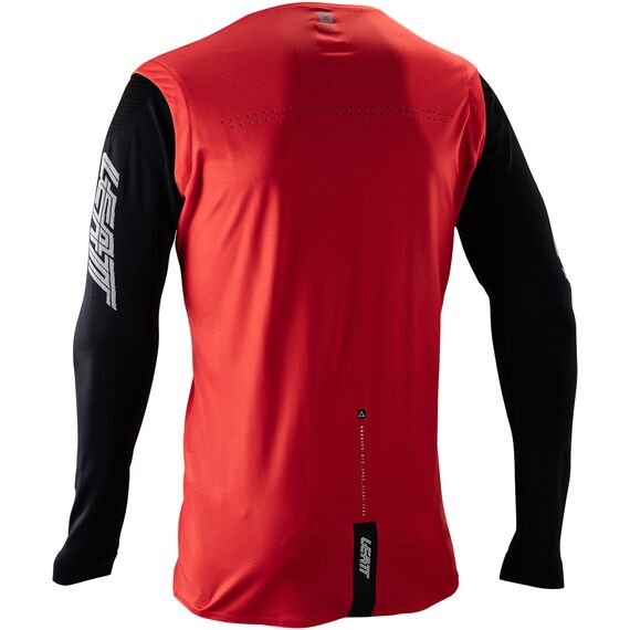 LEATT Koszulka rowerowa Jersey MTB Gravity 8.0, Kolor: czerwony, Rozmiar: L, 2 zdjęcie