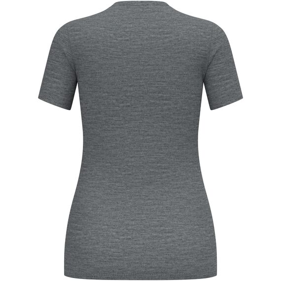 Koszulka damska Odlo MERINO 160 BL TOP crew neck s/s szara, Kolor: szary, Rozmiar: S, 6 zdjęcie