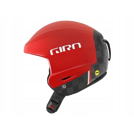 Kask zimowy GIRO OWEN SPHERICAL MIPS matte flo czerwony roz. M (55.5-59 cm), 2 zdjęcie
