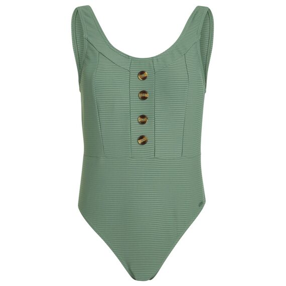 PROTEST Strój kąpielowy damski PRTSILOPO zielony, Kolor: zielony, Rozmiar: XS, 3 zdjęcie