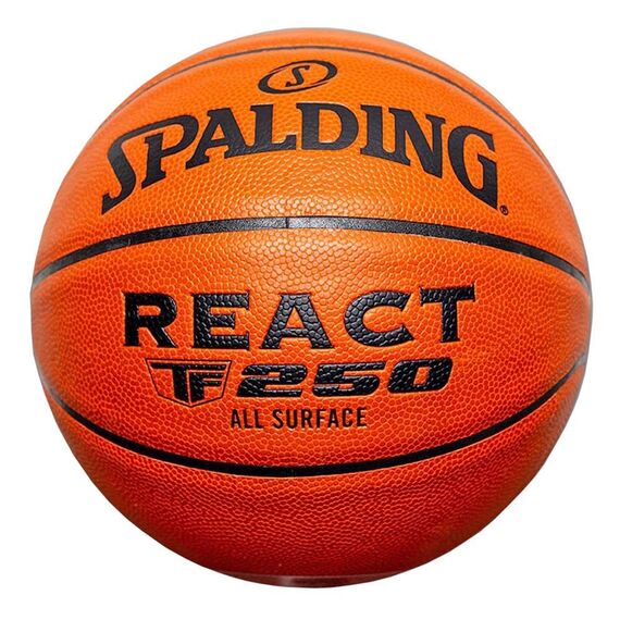 Spalding piłka do koszykówki REACT TF-250 LOGO FIBA - pomarańczowy
