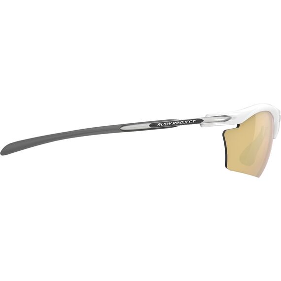 Okulary Rudy Project RYDON SLIM WHITE GLOSS - Multilaser Gold, 3 zdjęcie