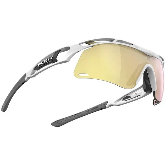 Okulary Rudy Project TRAYX + SLIM WHITE GLOSS - Multilaser Gold, 2 zdjęcie