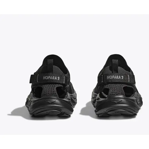 HOKA buty męskie sandały  Hopara 2 czarne, Kolor: czarny, Rozmiar: 44 2/3, 4 zdjęcie