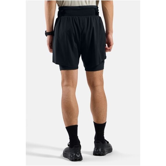 Spodenki męskie Odlo X-ALP TRAIL 6 INCH 2-in-1 short czarne, Kolor: czarny, Rozmiar: M, 2 zdjęcie