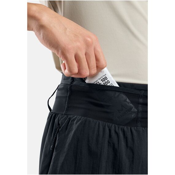 Spodenki męskie Odlo X-ALP TRAIL 6 INCH 2-in-1 short czarne, Kolor: czarny, Rozmiar: M, 4 zdjęcie