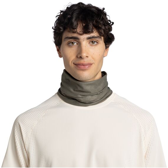 Bandana BUFF COOLNET UV® INSECT SHIELD SOLID KHAKI, Kolor: zielony, Rozmiar: one size, 2 zdjęcie