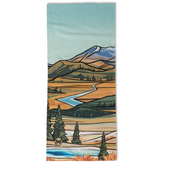 Bandana BUFF COOLNET UV® NATIONAL PARKS YELLOWSTONE, Kolor: czarny, Rozmiar: one size, 5 zdjęcie