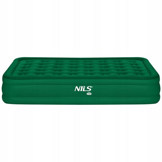 NILS CAMP NC2808 MATERAC DWUOSOBOWY KING SIZE ZIELONY + POMPKA ELEKTRYCZNA, Kolor: zielony, Rozmiar: one size, 2 zdjęcie