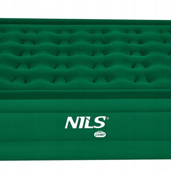 NILS CAMP NC2808 MATERAC DWUOSOBOWY KING SIZE ZIELONY + POMPKA ELEKTRYCZNA, Kolor: zielony, Rozmiar: one size, 3 zdjęcie