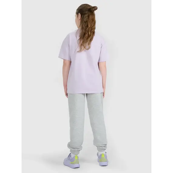 4F bluza dla dziewczynki rozpinana z kapturem + spodnie dresowe zestaw szary, Kolor: szary, Rozmiar: 134, 17 zdjęcie