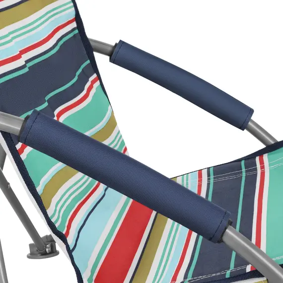 NILS NC3035 NIEBIESKO-CZERWONY KRZESŁO PLAŻOWE, Kolor: czerwony, Rozmiar: one size, 5 zdjęcie