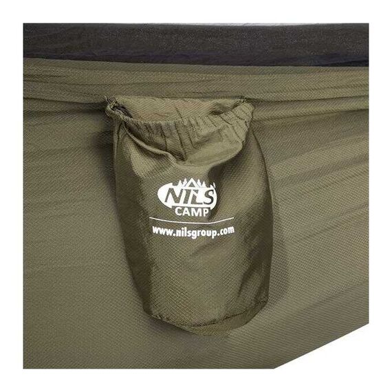 NILS NC3116 ZIELONY HAMAK Z MOSKITIERĄ  CAMP, 4 zdjęcie