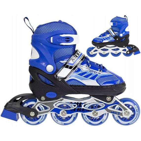 NILS EXTREME rokki dla początkujących NJ1828A niebieskie, Kolor: niebieski, Rozmiar: 35-38