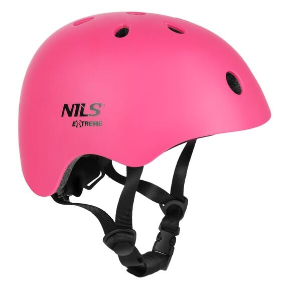 NILS EXTREME MT301 KASK RÓŻOWY XS(48-52CM), Kolor: różowy, Rozmiar: S