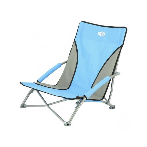 NILS NC3035 NIEBIESKI KRZESŁO PLAŻOWE, Kolor: niebieski, Rozmiar: one size, 2 zdjęcie