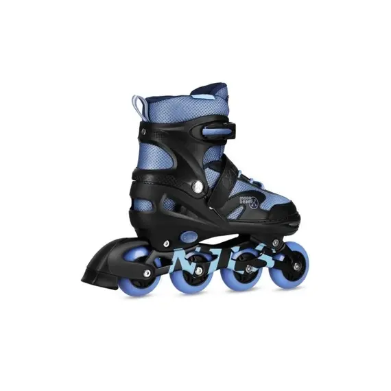 NILS EXTREME rolki ze świecącymi kółkami + ochraniacze NA0189 niebieskie, Kolor: niebieski, Rozmiar: 31-34, 2 zdjęcie