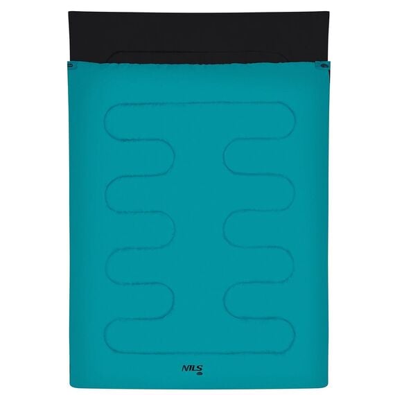 NILS CAMP NC2001 NIEBIESKI PODWÓJNY ŚPIWÓR, 2 zdjęcie