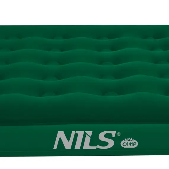 NILS CAMP NC2802 MATERAC TURYSTYCZNY DMUCHANY 191X137X22 CM ZIELONY, Kolor: zielony, Rozmiar: one size, 3 zdjęcie