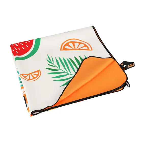 NILS NCR14 RĘCZNIK Z MIKROFIBRY SUMMER 160x80 cm, Kolor: biały, Rozmiar: one size, 2 zdjęcie