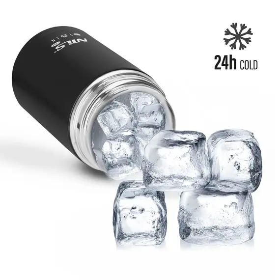 NILS CAMP NC3802 TERMOS OBIADOWY 1000ML CZARNY, Kolor: czarny, Rozmiar: one size, 5 zdjęcie