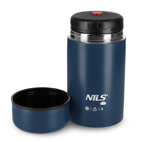 NILS CAMP NC3802 TERMOS OBIADOWY 1000ML NIEBIESKI, Kolor: niebieski, Rozmiar: one size, 2 zdjęcie